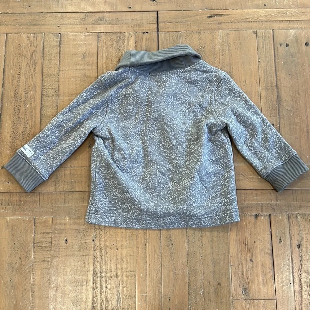 Janie and jack gray shawl neck cardigan